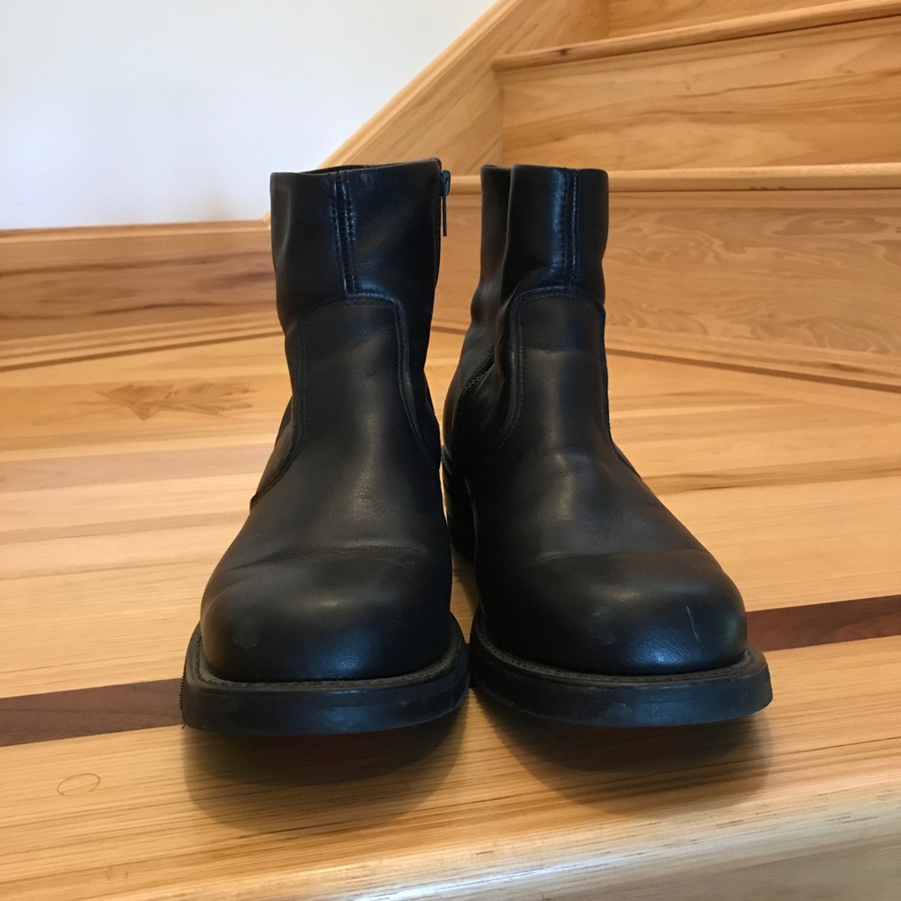 Double H Boot Men Black 10.5 2E Biker Sierra Boot - Picture 5 of 12